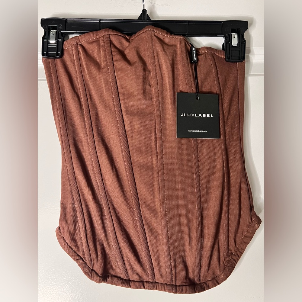 Chocolate Paulina Bustier - Picture 3 of 5